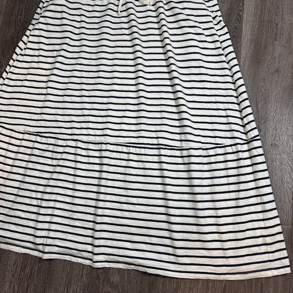 Pact Organic Cotton Relaxed Slub Tank Maxi Dress Cornflower Large - Picture 4 of 10